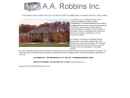 Website Snapshot of ROBBINS, INC., A. A.