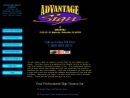 Website Snapshot of ADVANTAGE SIGN & GRAPHIC
