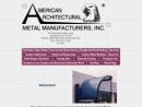 Website Snapshot of AMERICAN ARCHITECTURAL METAL MFG., INC.