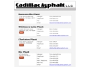 Website Snapshot of CADILLAC ASPHALT, LLC