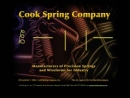 Website Snapshot of COOK SPRING CO., INC.