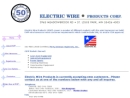 Website Snapshot of ELECTRIC WIRE PRODUCTS CORP.