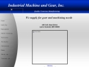 Website Snapshot of INDUSTRIAL MACHINE & GEAR INC