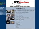 Website Snapshot of ITD PRECISION