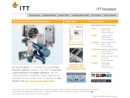 Website Snapshot of ITT HEAT TRANSFER