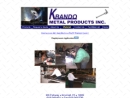 Website Snapshot of KRANDO METAL PRODUCTS, INC.