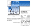 Website Snapshot of LATVA MACHINE, INC.