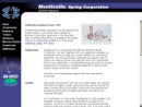 Website Snapshot of MONTICELLO SPRING CORP.