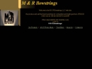 Website Snapshot of M & R BOWSTRINGS, LLC