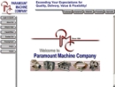 Website Snapshot of PARAMOUNT MACHINE CO. INC.