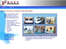 Website Snapshot of PROXY MANUFACTURING, INC.