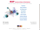 Website Snapshot of RDP CORP
