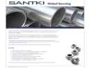 Website Snapshot of SANTKI