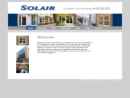 Website Snapshot of SOLAIR G R P ARCHITECTURAL PRODUCTS LTD