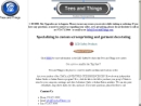 Website Snapshot of TEES & THINGS