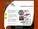 Website Snapshot of UNIFIED WIRE & CABLE