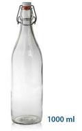 giara round swing top glass bottles