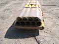 Safety Yellow Bollards - Bundled and Palletized for Shipment