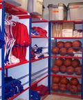 Combination Basketball Equipment Storage