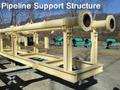 Jasper Steel Pipeline Support Structure