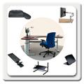 Workrite offers a full of adjustable work centers, desks, monitor arms, laptop stands, keyboards platforms, document and CPU holders and Footrests that satisfy virtually every application and user performance