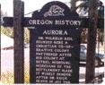 Aurora history sign