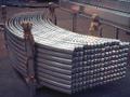 Bent lengths of aluminium