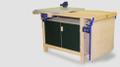 Dual Convertible Wood / Metalwork Workbench