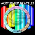 Multicolored LED acrylic bracelet