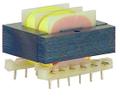 Low Profile Split Bobbin Microprocessor Printed Circuit Power Transformers