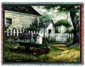  NEW Antique Wagon Tapestry Throw