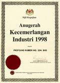 Export Excellence Award 1998