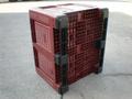 Plastic Box Pallets Skid Options - 2 Skids