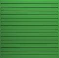 Green custom slatwall cover