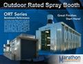 Outdoor Rated Spray Paint Booth ORT Series