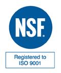 NSF Logo - Registered to ISO 9001