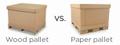 Paper pallets versus wood pallets ltl freight costs