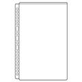 Vinyl Stamp Pages, Full Size - Clear (10/pk)