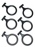 ASP Pull Ring for Tri-Fold Restraints, 6 Pack 