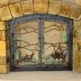 Our fireplace doors and screens are hand crafted with bronze & iron providing strong elements creating functional pieces of art with amazing durability. Create a unique statement for your home with one of our bronze & iron fireplace designs. 