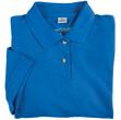 Women's recycled poly/cotton polo