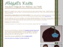 Website Snapshot of ABIGAIL'S KNITS