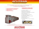 Website Snapshot of ACUTRAN