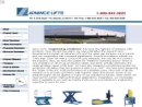 Website Snapshot of ADVANCE LIFTS & WAREHOUSE DESIGN, INC.
