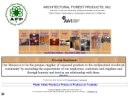 Website Snapshot of ARCHITECTURAL FOREST PRODUCTS