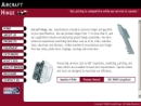 Website Snapshot of AIRCRAFT HINGE, INC