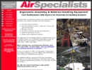 Website Snapshot of AIR SPECIALISTS, INC.