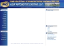 Website Snapshot of AISIN AUTOMOTIVE CASTING, LLC