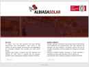 Website Snapshot of ALBIASA SOLAR