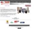 Website Snapshot of ALL TEMP CHICAGOLAND HEATING & AIR CONDITIONING, INC.
